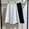正品lulu Modal-Blend莫代尔混纺高腰A字中长裙030703 商品缩略图9