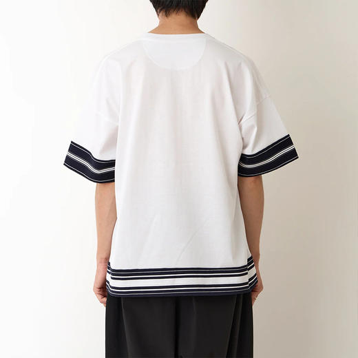White Mountaineering 白山 RANDAM STRIPE T-SHIRT不规则条纹T恤 商品图1
