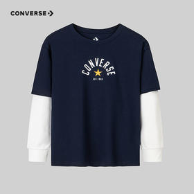 【高端线】CONVERSE 春 大童小童 儿童童装T恤 CNVN-FF-H151