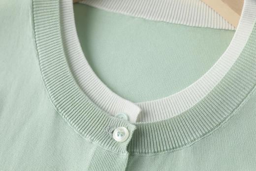 【高品质私服】【天丝假两件开衫】极具随性松弛感，简约不简单JZ2515-CC 商品图8