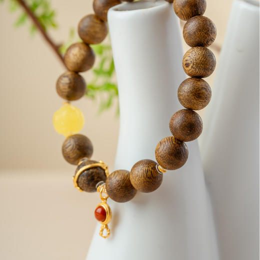 寺院同款 一念七宝 沉香木手串/吊坠系列 精选沉香 油脂如墨 商品图12