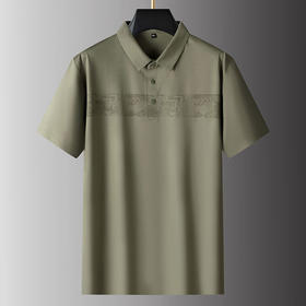 【冰丝】【DPS】大依优型大码短袖POLO衫半袖体恤男大码夏季薄款打底衫肥佬运动休闲