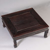 清 红木回纹方形炕桌 商品缩略图4