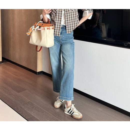 2503113   弹力九分直筒裤 土耳其🇹🇷牛仔 商品图3