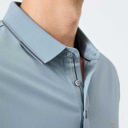 【持久如新/凉感/抗菌/抗紫外线】柒牌短袖POLO衫男士夏季翻领T恤128T72960 商品图3