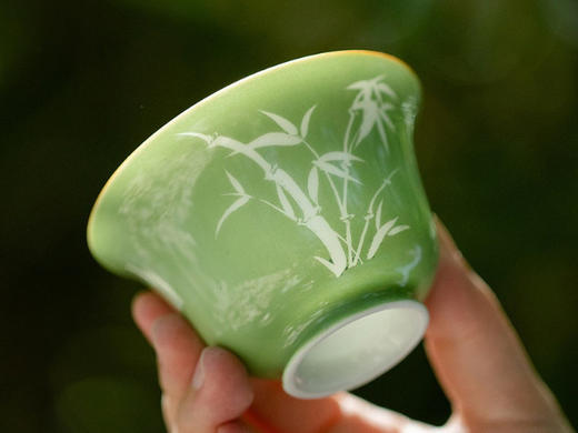 留白竹影竹青 系列 留白设计 雅致韵味 瓷器 商品图3