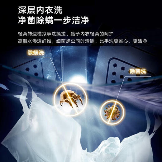 小天鹅（LittleSwan）壁挂洗衣机TG30V860EPRO 小海绵 3KG迷你滚筒洗衣机全自动 儿童婴儿洗衣机小型 挂壁式 水魔方 商品图5