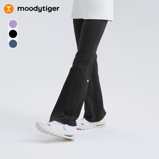 moodytiger女童微喇紧身裤25夏新运动高弹柔软亲肤瑜伽裤51211424【DR】 商品图0