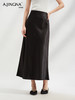 【淘衣节专享】阿菁娜醋酸缎面极简鱼尾神裙F30C213011 商品缩略图2