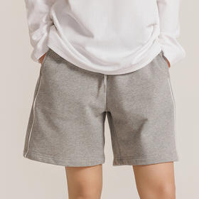 weyo女款简约撞色中性风松紧腰A字运动短裤880021