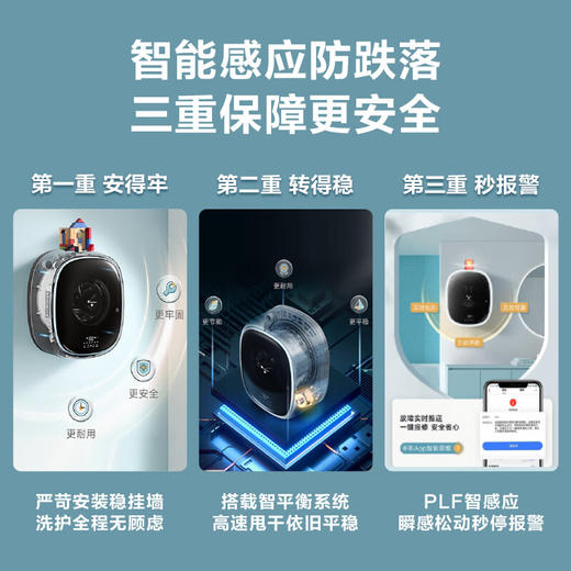 小天鹅（LittleSwan）3公斤壁挂洗衣机 小海绵 母婴儿童宝宝内衣高温煮洗 全自动 WiFi智能家电TG30V860E【水魔方系列】TG30V860EPLUS【升级专护敏感】 商品图12