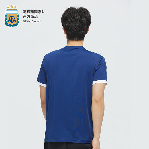【官方正版】阿根廷国家队 | 夏季深蓝印号速干T恤运动短袖梅西 商品图3