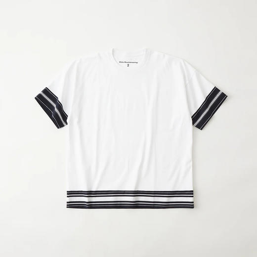 White Mountaineering 白山 RANDAM STRIPE T-SHIRT不规则条纹T恤 商品图2