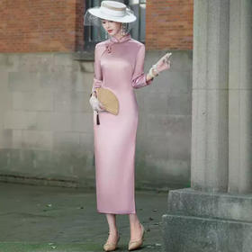 老上海高端醋酸旗袍HQ335