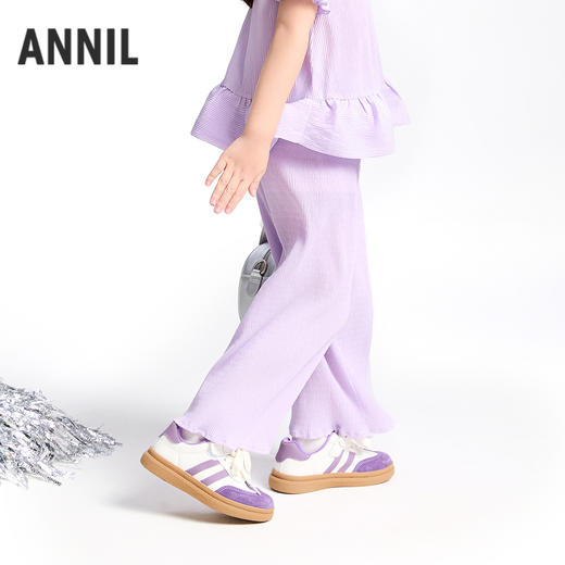 女童全腰梭织长裤夏季新款安奈儿童装实体店同款XG526708 商品图2