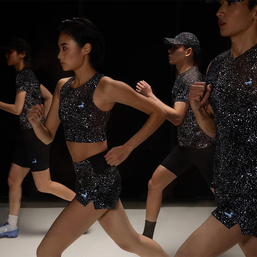 优极UG 星空·男女款3D增能弹力跑步无袖T恤 商品图5