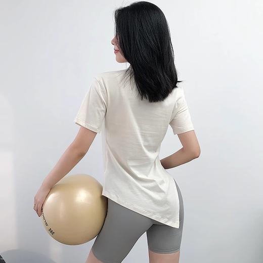 跃牌【周游世界系列】2025春夏新款瑜伽服美国PIMA匹马棉女子短袖T恤TP0846 商品图1