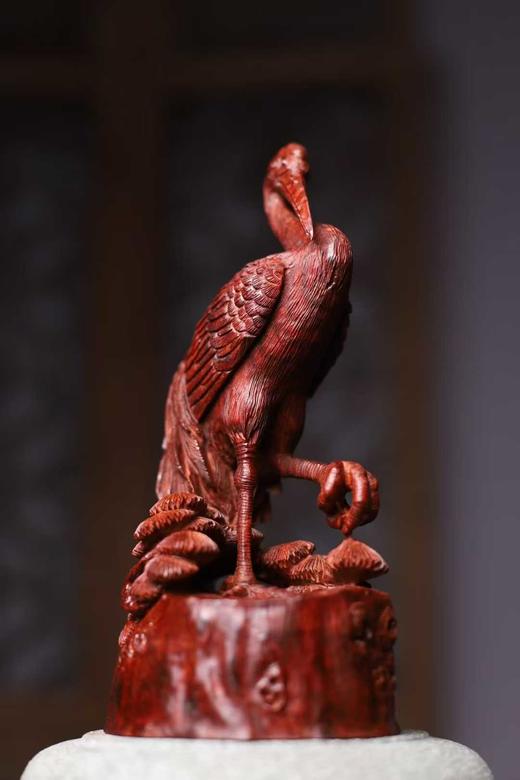 松鹤延年°小叶紫檀摆件 商品图3