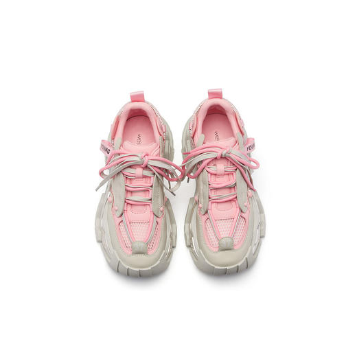 westory真皮厚底增高网面老爹鞋女款夏季新款高级感圆头老爹鞋56241 商品图3