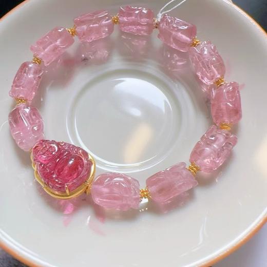 10mm-13mm单圈貔貅碧玺手链 商品图0