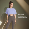 运动卷边t恤防紫外线速干透气瑜伽服晨跑服夏季户外百搭 商品缩略图2