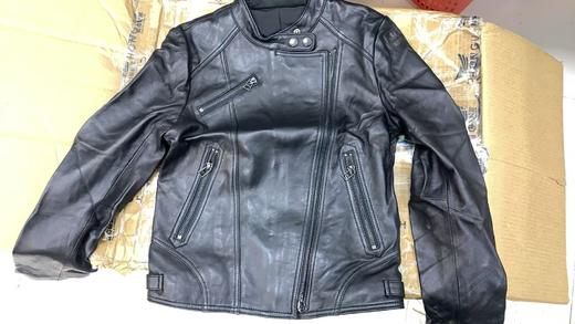 GWL1670120012 玛诗玛丽MARCYMARNY   女士时尚气质真皮皮衣风衣机车夹克外套 商品图0