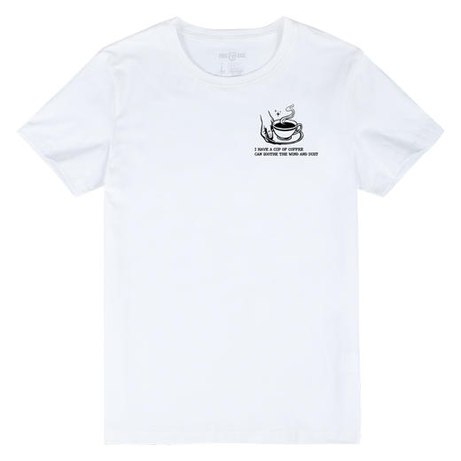 夏户外露营印花短袖T恤男士户外运动风纯棉圆领百搭休闲咖啡文化 NMT-2211 商品图4