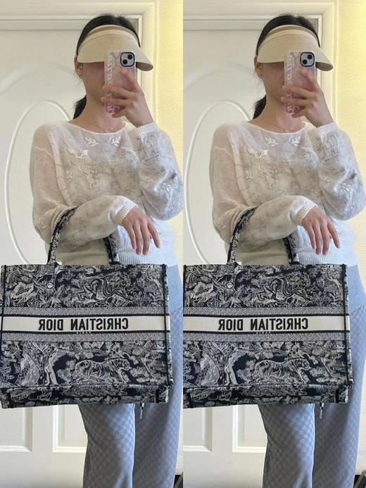 迪奥-工艺的神仙色老虎托特包，要好版本的就选这个！（HH） 商品图4