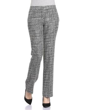 4894415637632 JOAN&DAVID 黑/米色斯文时尚长裤