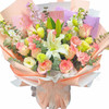 520花束【对你偏爱】新鲜鲜花爱莎玫瑰11朵混搭鲜花花束（可备注送货时间） 商品缩略图0