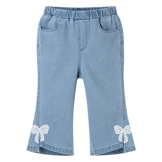 女童全腰七分牛仔裤夏季新款安奈儿童装实体店同款XG526693 商品图7