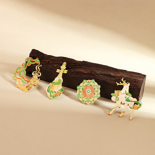 【敦煌书签礼盒】莫高窟仙境国潮文创礼物 金属古风书签礼盒装 商品图7