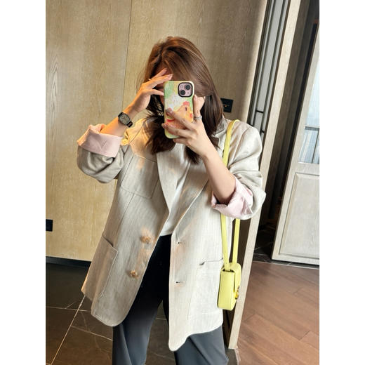 新年折扣 2503114   北欧品牌 亚麻西装 商品图3