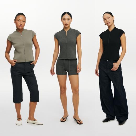 oneup珠地空气层运动马甲 商品图4