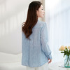 QS-22599656【14姆米100%桑蚕丝】牛仔蓝衬衣女气质显瘦长袖真丝衬衫22599656 商品缩略图3