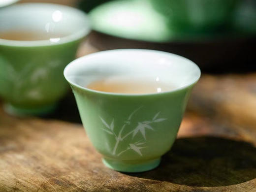 留白竹影竹青 系列 留白设计 雅致韵味 瓷器 商品图5