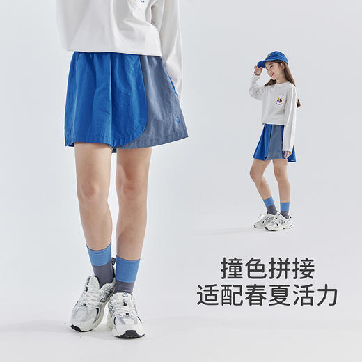 cicochild 2025春夏第一波新品拼色运动半裙878C256003YZ 商品图1