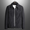 男士夹克加厚 长袖印字母春秋季新款外套青年韩版休闲翻领夹克男装 商品缩略图4