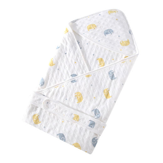 纯棉加厚抱被新生儿包被全棉婴儿包毯宝宝抱被襁褓巾春秋季款 商品图3