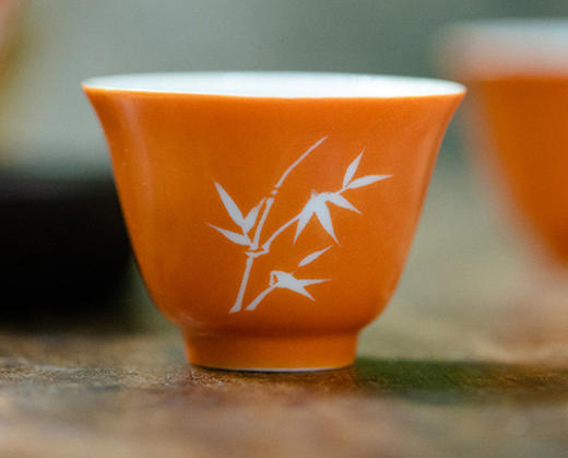 留白竹影矾红 系列 留白设计 雅致韵味 瓷器 商品图1