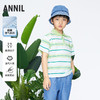 男童翻领短袖针织衫夏季新款安奈儿童装实体店同款AB521729 商品缩略图0