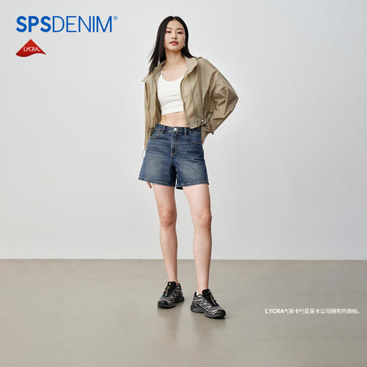 【四分微A短裤】SPS修饰大腿肉肉显腿长simplepiecesS42J043 商品图0