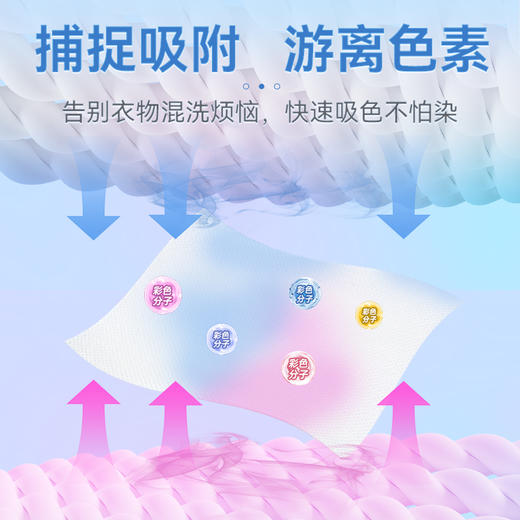 【超值300片】OKMAGE衣物防串色吸色片 母婴级安全材质 彩色/白色衣物混洗神器 商品图1