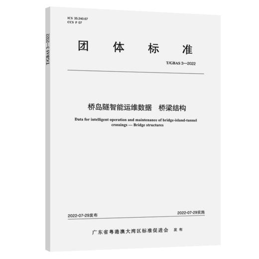 桥岛隧智能运维数据 桥梁结构T/GBAS 3—2022 商品图2
