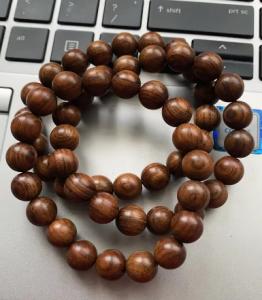 JS（小白）黑花梨木圆珠手串（10mm） 商品图0