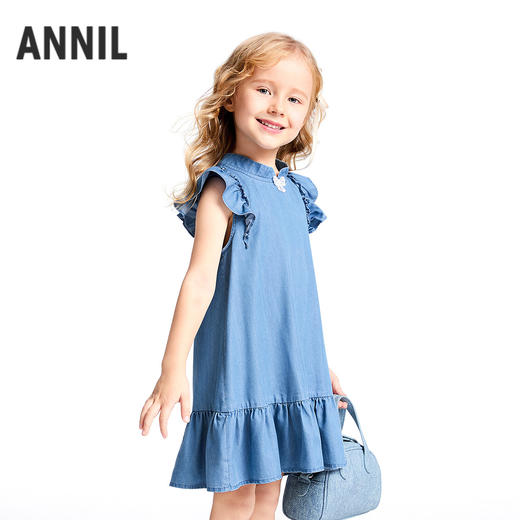 女童连衣裙夏季新款安奈儿童装实体店同款XG523651 商品图1