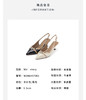westory2024春季新款中低跟尖头系带后空鞋W24AH57301 商品缩略图4