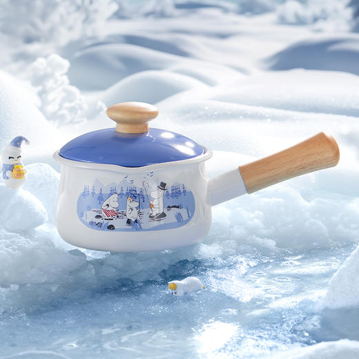 【FUJIHORO 富士珐琅】MOOMIN姆明垂钓系列珐琅锅 商品图0