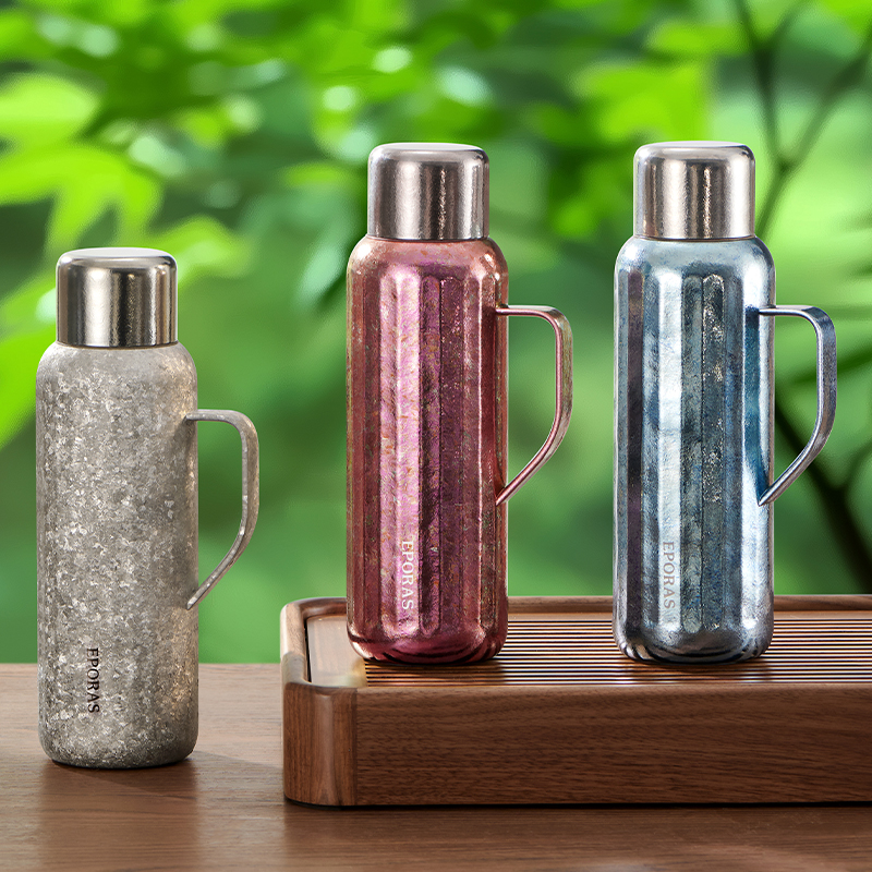 日本 EPORAS 八奈司 纯钛温度显示 焖茶壶 800ml 新品上新