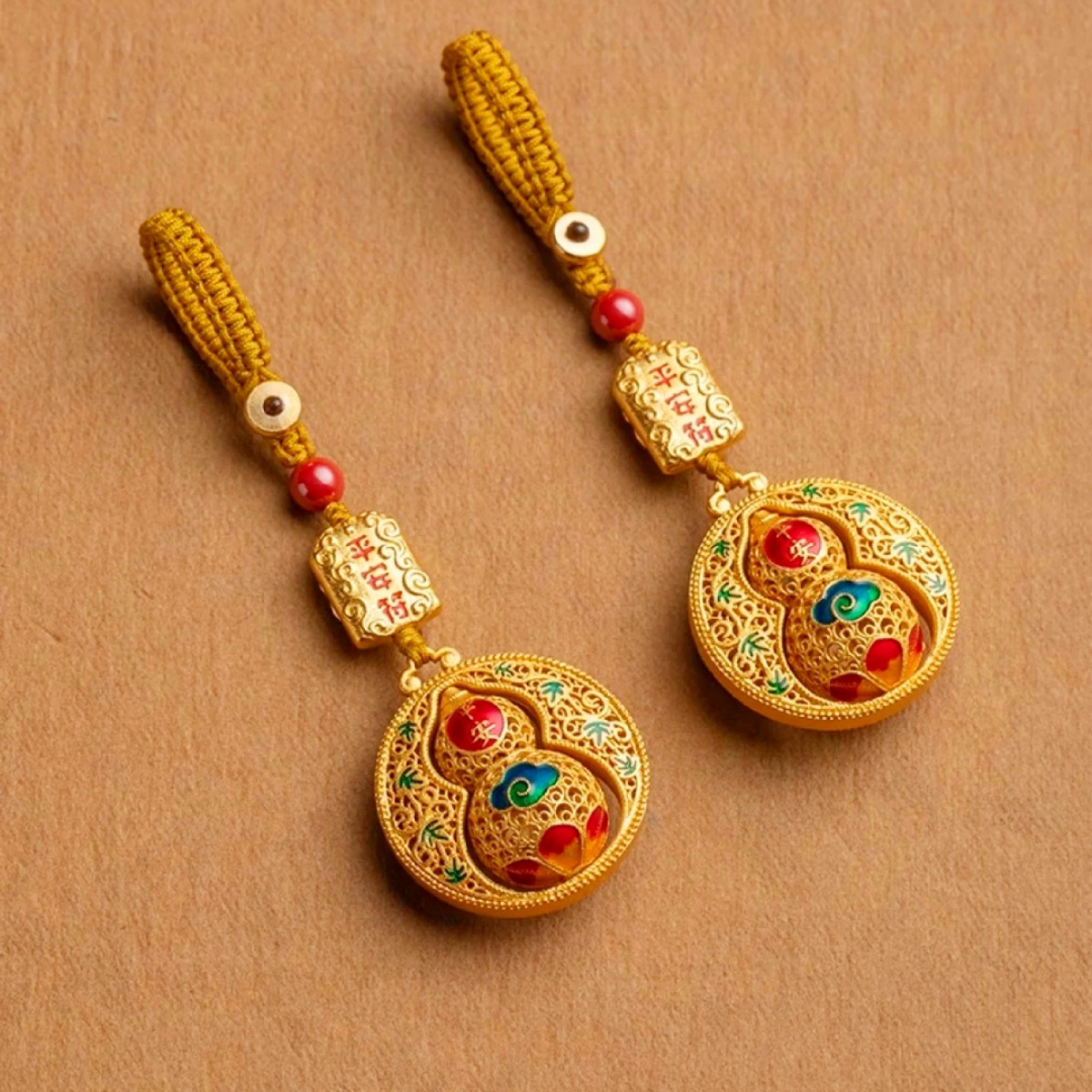 「国潮风」招财钥匙扣挂件 国潮手机挂钥匙链挂饰古包包挂件创意礼品男女